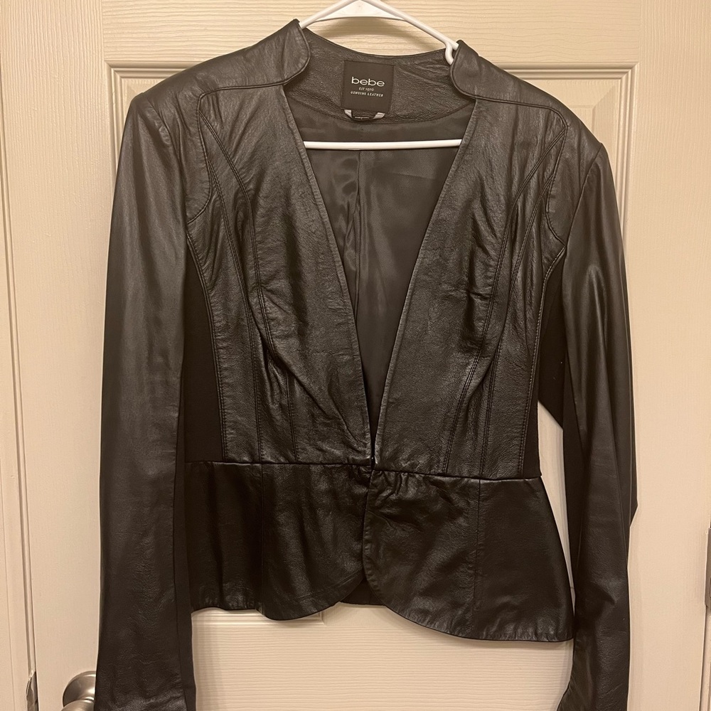 Katherine Pierce Bebe Peplum Jacket